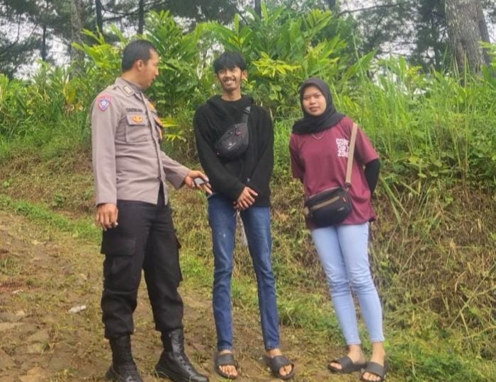 Cooling System, Polsek Cikoneng Polres Ciamis Koorkom Kamtibmas ke Warga di Tonjong