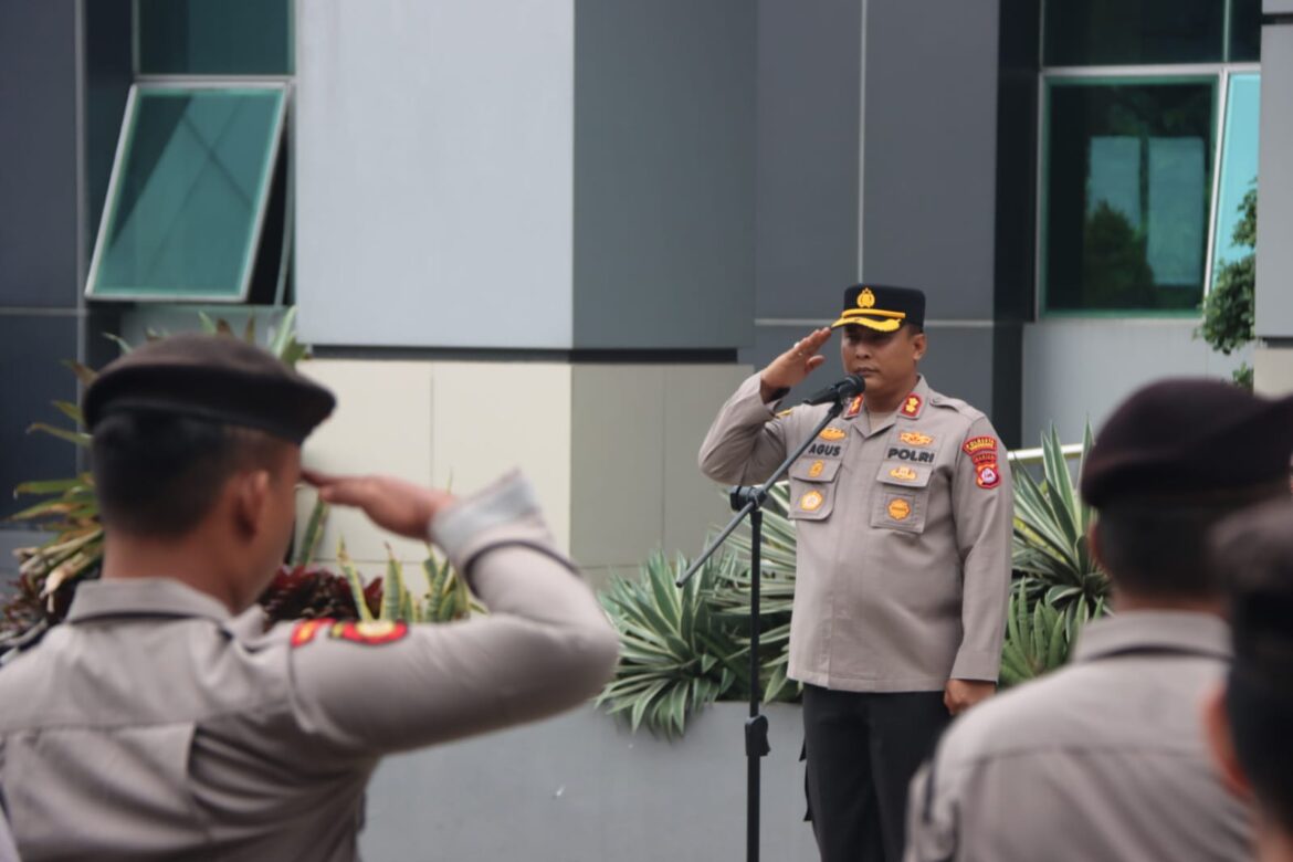 Wakapolresta Tangerang Pimpin Apel Pagi, Tekankan Tanggung Jawab dalam Bertugas