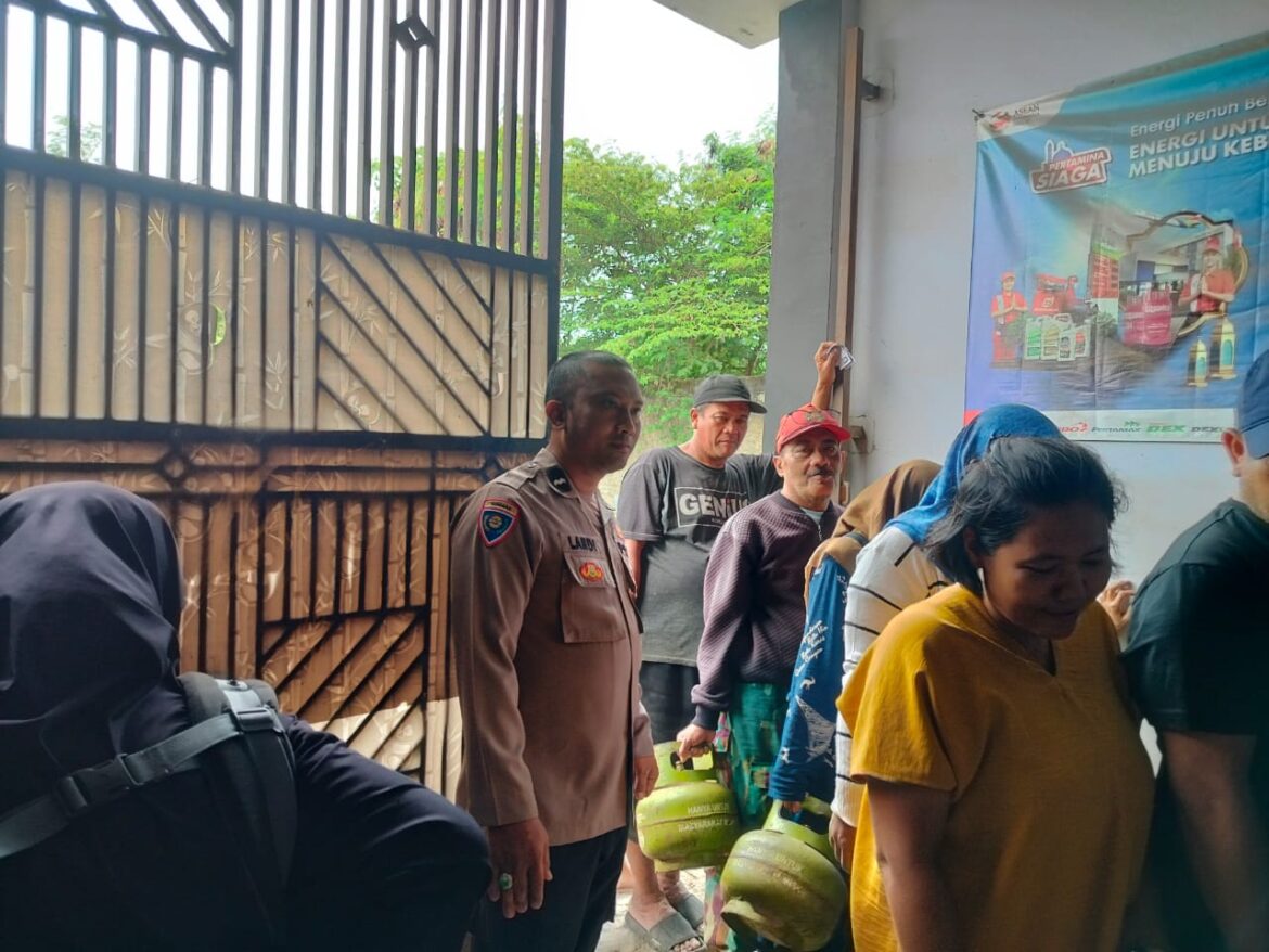Cegah Penyalahgunaan Distribusi, Polsek Pameungpeuk Cek Pangkalan Gas LPG 3 Kilogram