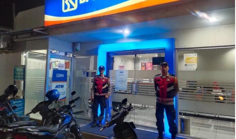 Cipkon Kamtibmas, Polsek Cisaga Polres Ciamis Patroli ke Kawasan Obvit dan Keramaian