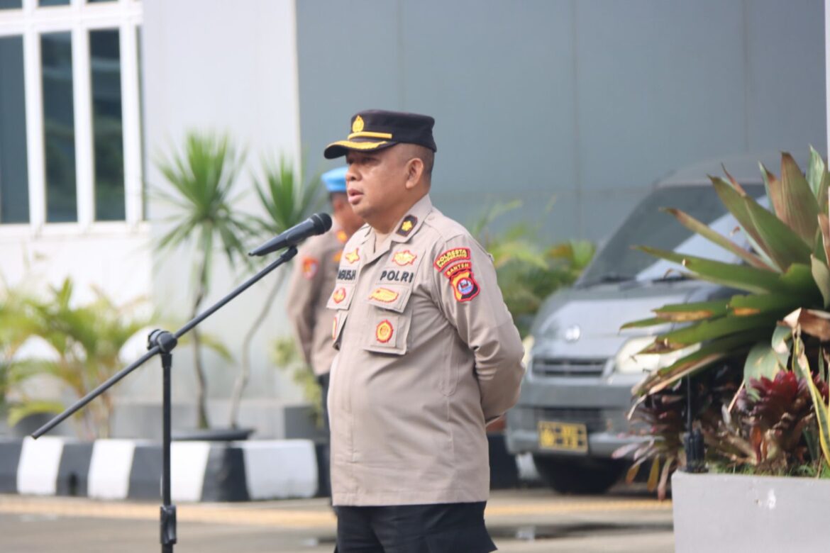 Kabag SDM Polresta Tangerang Pimpin Apel Pagi, Tekankan Tanggung Jawab dalam Tugas