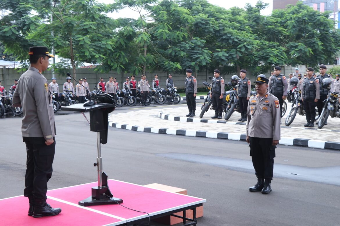 Antisipasi Gangguan Kamtibmas Menjelang Bulan Puasa Ramadhan 2025, Kapolres Metro Tangerang Cek Randis Patroli di Jajaran