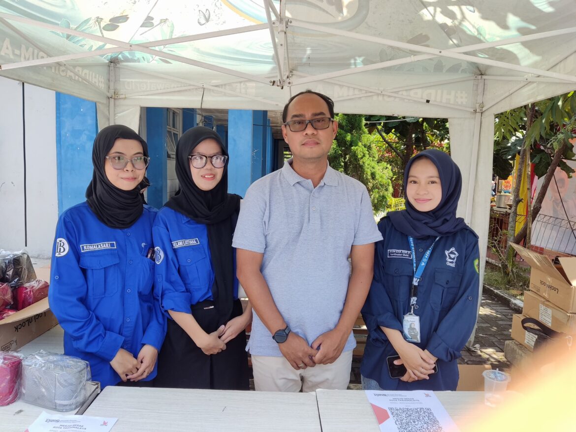 Stand BI Tasikmalaya Meriahkan HUT SMK BPN Tasikmalaya Ke-20,QRIS Experience Ajak Anak Muda Beralih ke Pembayaran Non-Tunai