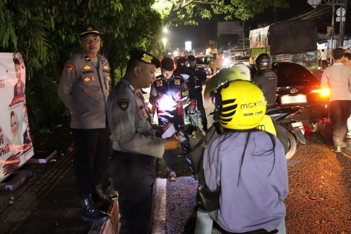Ops Keselamatan Lodaya 2025, Polres Ciamis Tindak Tegas Pelanggar Lalu Lintas