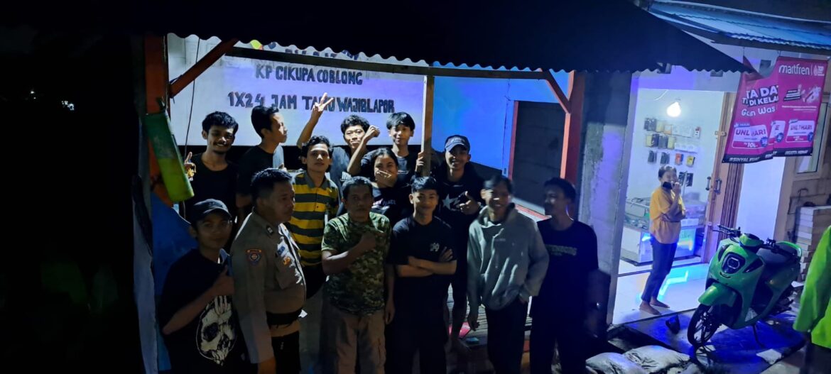 Bhabinkamtibmas Wilayah Hukum Polsek Ciampea Giat Cooling Sistem Monitoring Cek Pos Siskamling Warga Binaan Sampaikan Pesan Kamtibmas Ajak Jaga Kondusifitas Cegah Kriminalitas