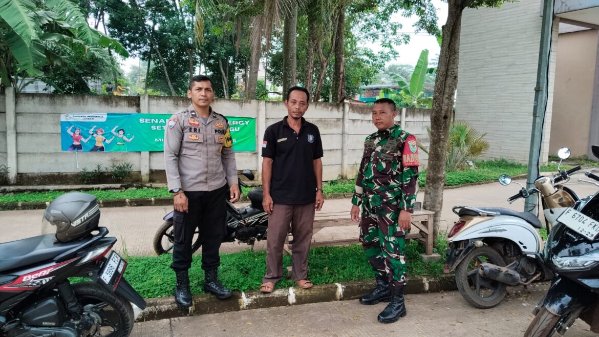 Sinergitas Antara  TNI POLRI dalam Rangka Melaksanakan Kegiatan Sambang Kamtibmas