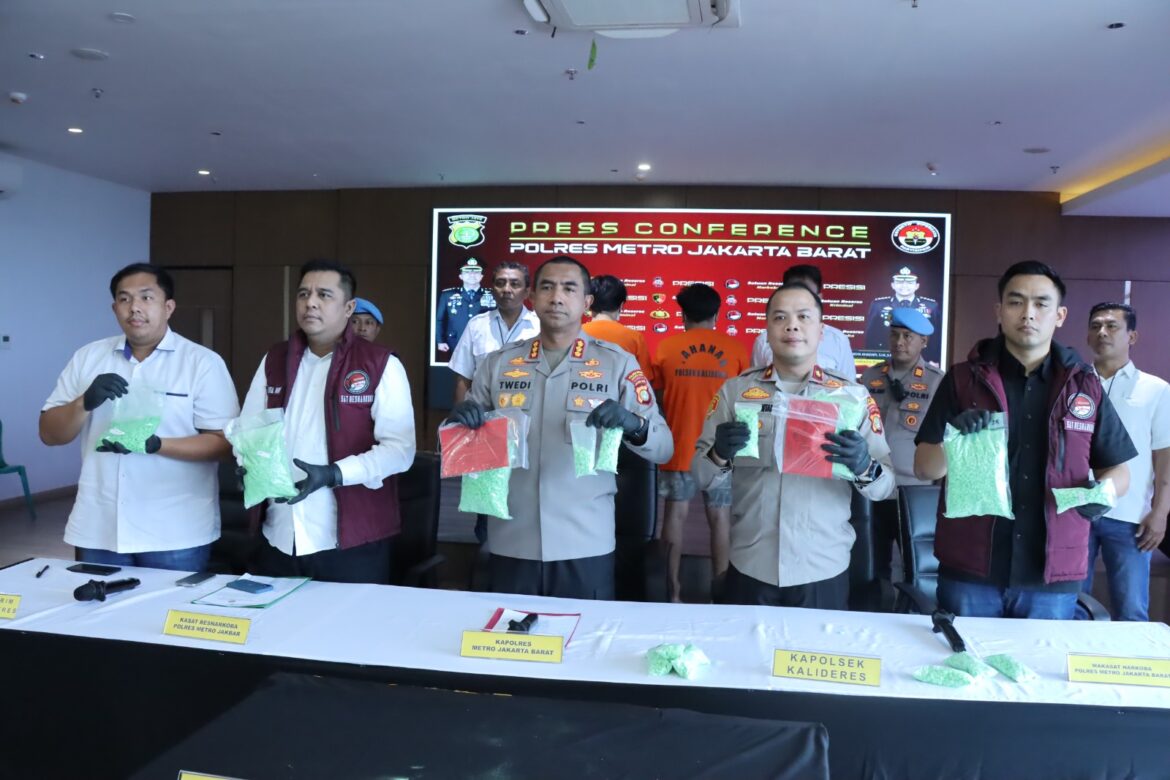 Polsek Kalideres Ungkap Jaringan Narkoba Antar Provinsi, 14.000 Pil Ekstasi Disita
