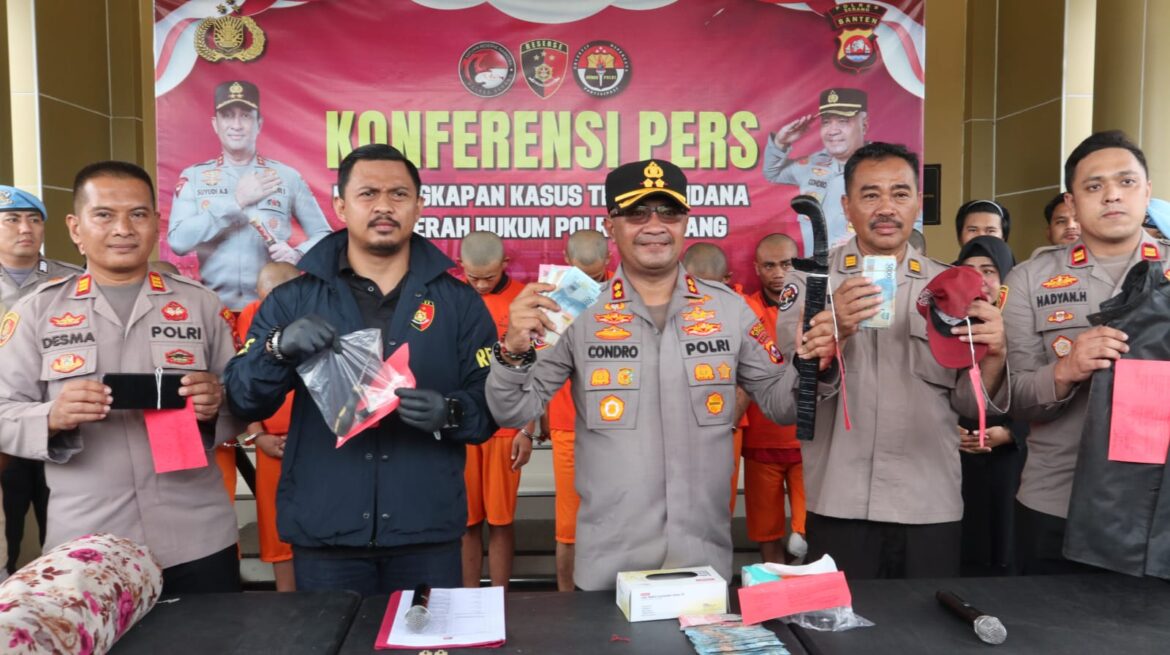 Tim Resmob Polres Serang Tangkap Pelaku Pencurian Spesialis Mobil Bak Antar Provinsi