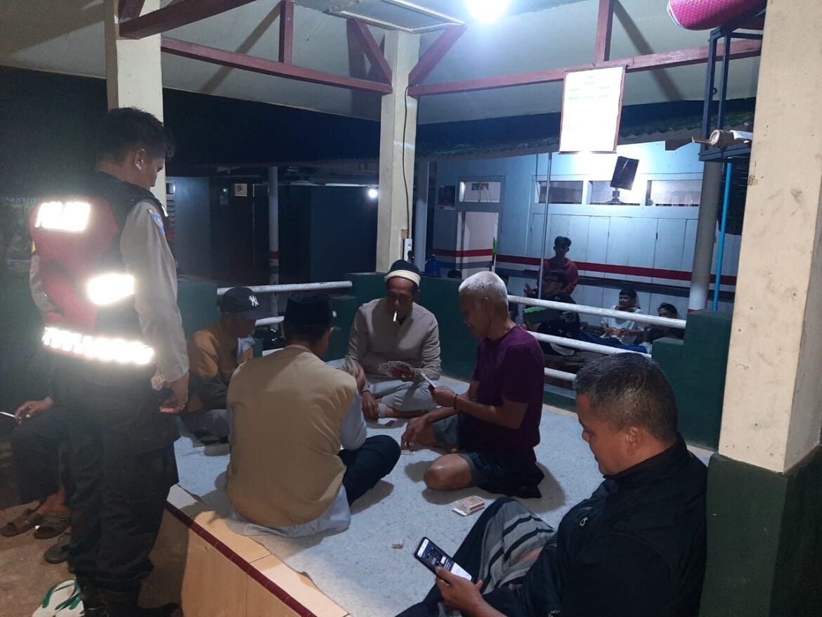 Cipkon di Bulan Suci Ramadan, Polsek Cipaku Polres Ciamis Intens Patroli KRYD di Malam Hari