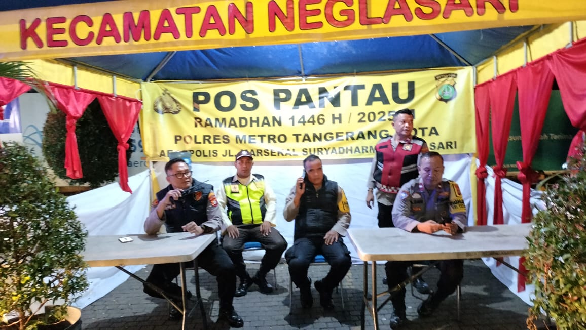 Polres Metro Tangerang Kota Dirikan 23 Pos Pantau, Cegah Gangguan Kamtibmas Selama Ramadhan 2025