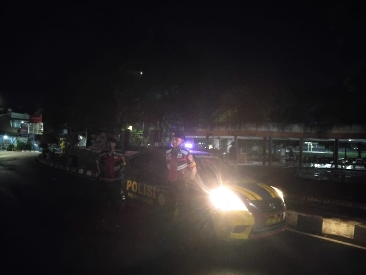 Cipkon Saat Ramadan, Sat Samapta Polres Ciamis Patroli Berantas Balap Liar dan Tindak Kriminalitas