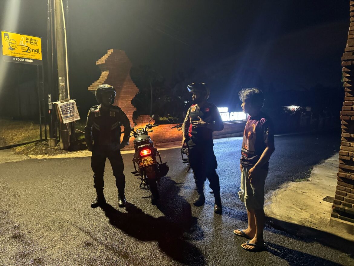 Cipkon di Bulan Ramadan, Polres Ciamis Patroli Setelah Waktu Sahur Hingga Subuh di Jambansari