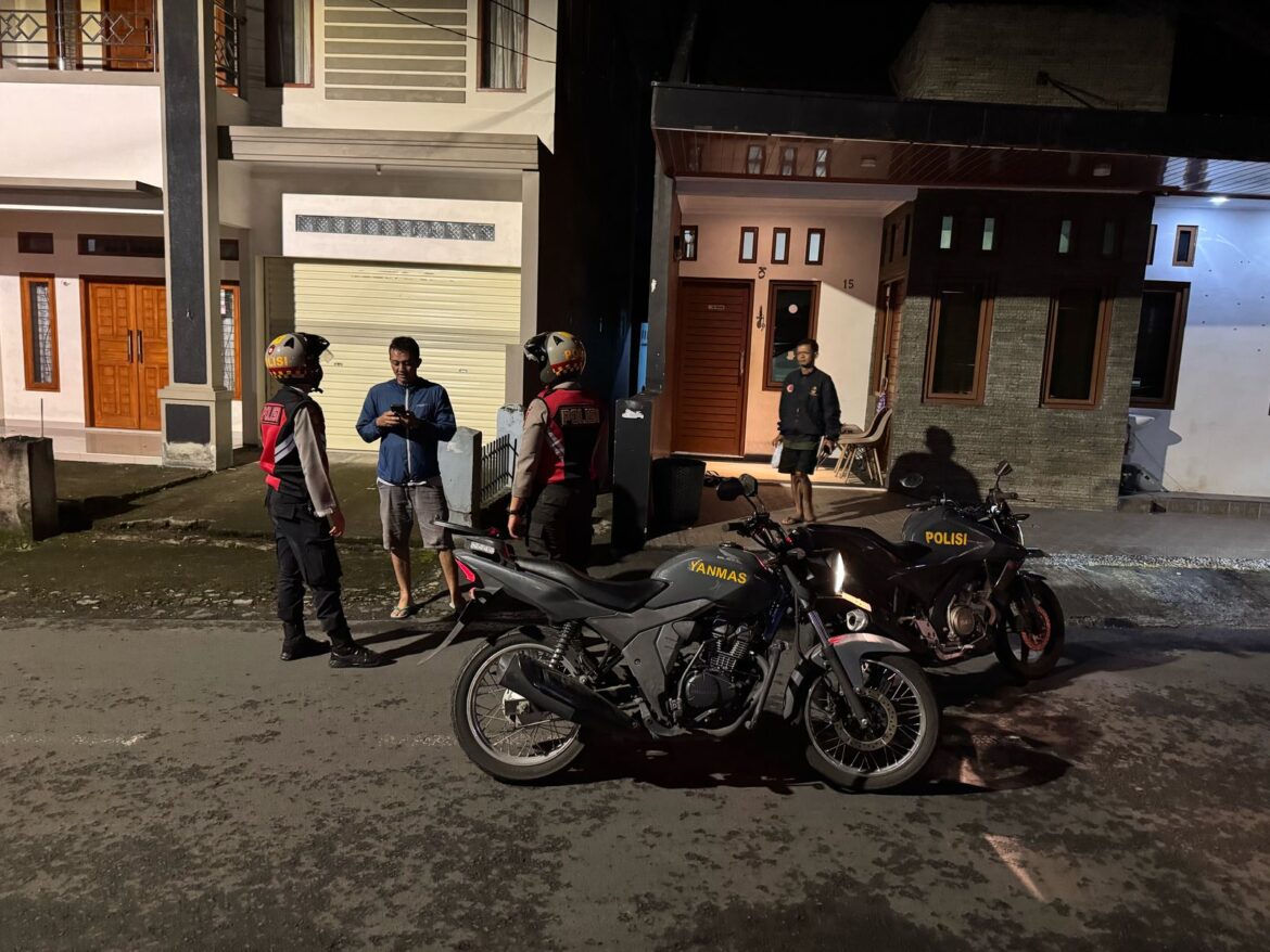 Jaga Harkamtibmas, Sat Samapta Polres Ciamis Patroli Roda 2 Wilayah Rancapetir Ciamis