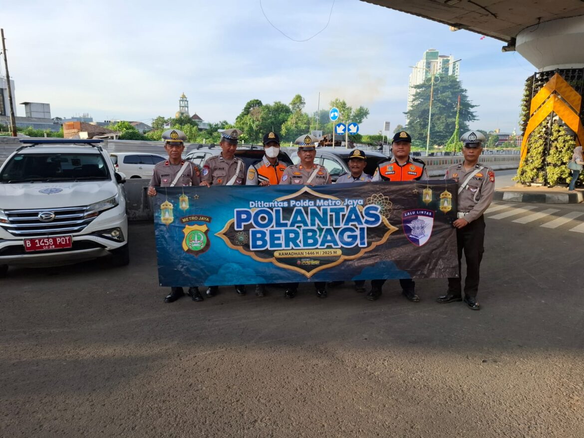 Polantas Jakarta Timur Berbagi Kebaikan di Bulan Ramadhan