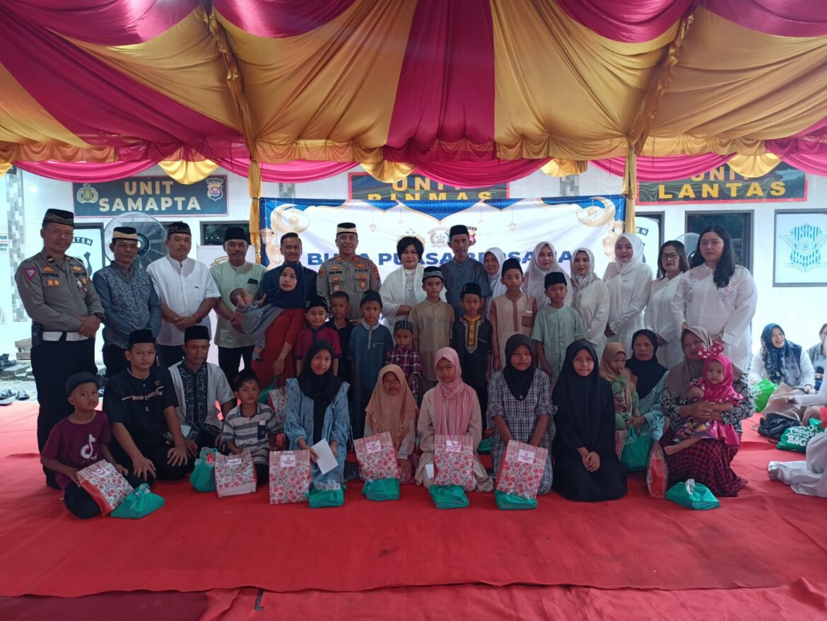 Berbagi di Bulan Ramadhan, Kapolsek Tigaraksa Laksanakan Buka Puasa Bersama dan Santunan Anak Yatim