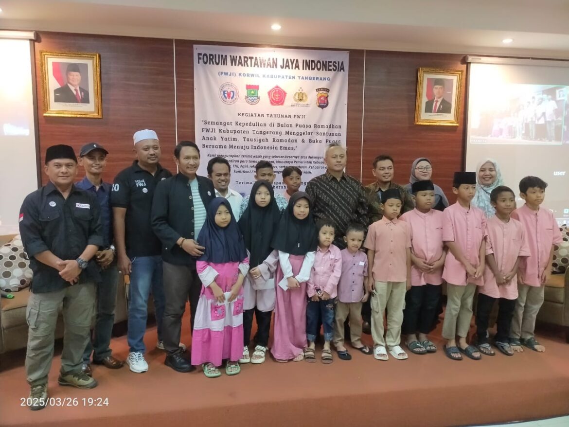 FWJI Korwil Kab Tangerang Santuni Anak Yatim