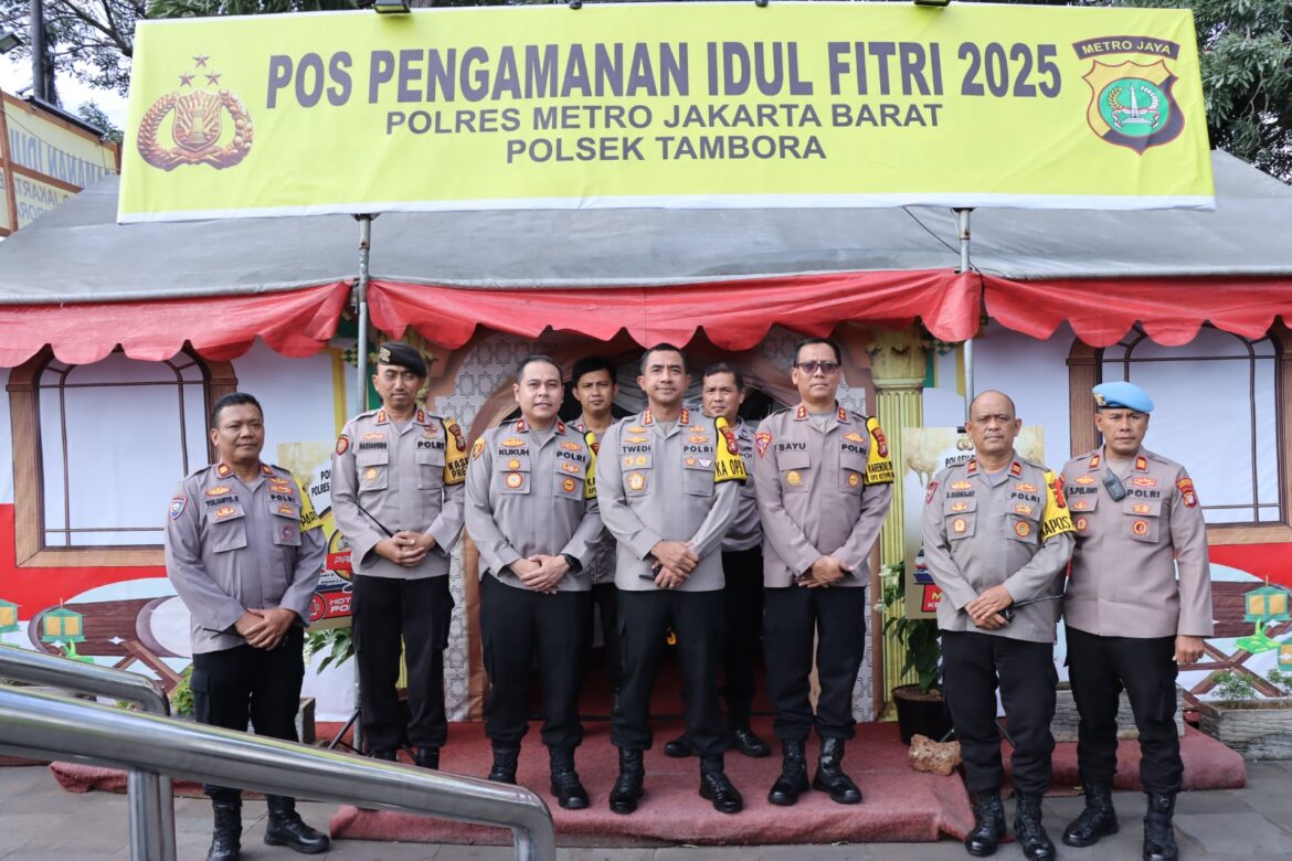 Kapolres Metro Jakbar Pastikan Kesiapan Pengamanan Malam Takbiran di Kota Tua