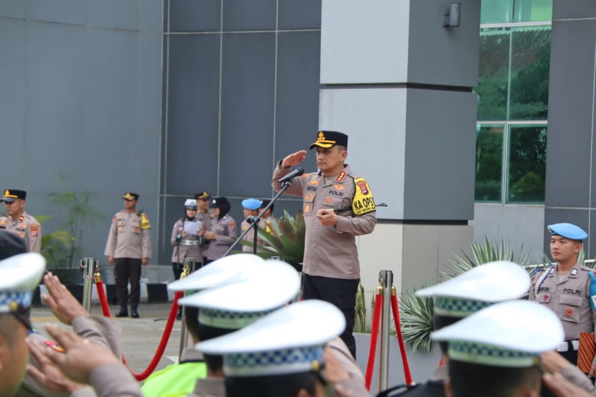 Kapolresta Tangerang Pimpin Apel PAM Malam Takbir Hari Raya Idul Fitri 1446