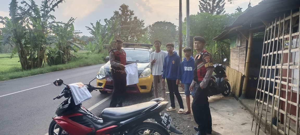 Sat Samapta Polres Ciamis Patroli Antisipasi Balapan Liar dan Knalpot Brong Saat Libur Lebaran 2025