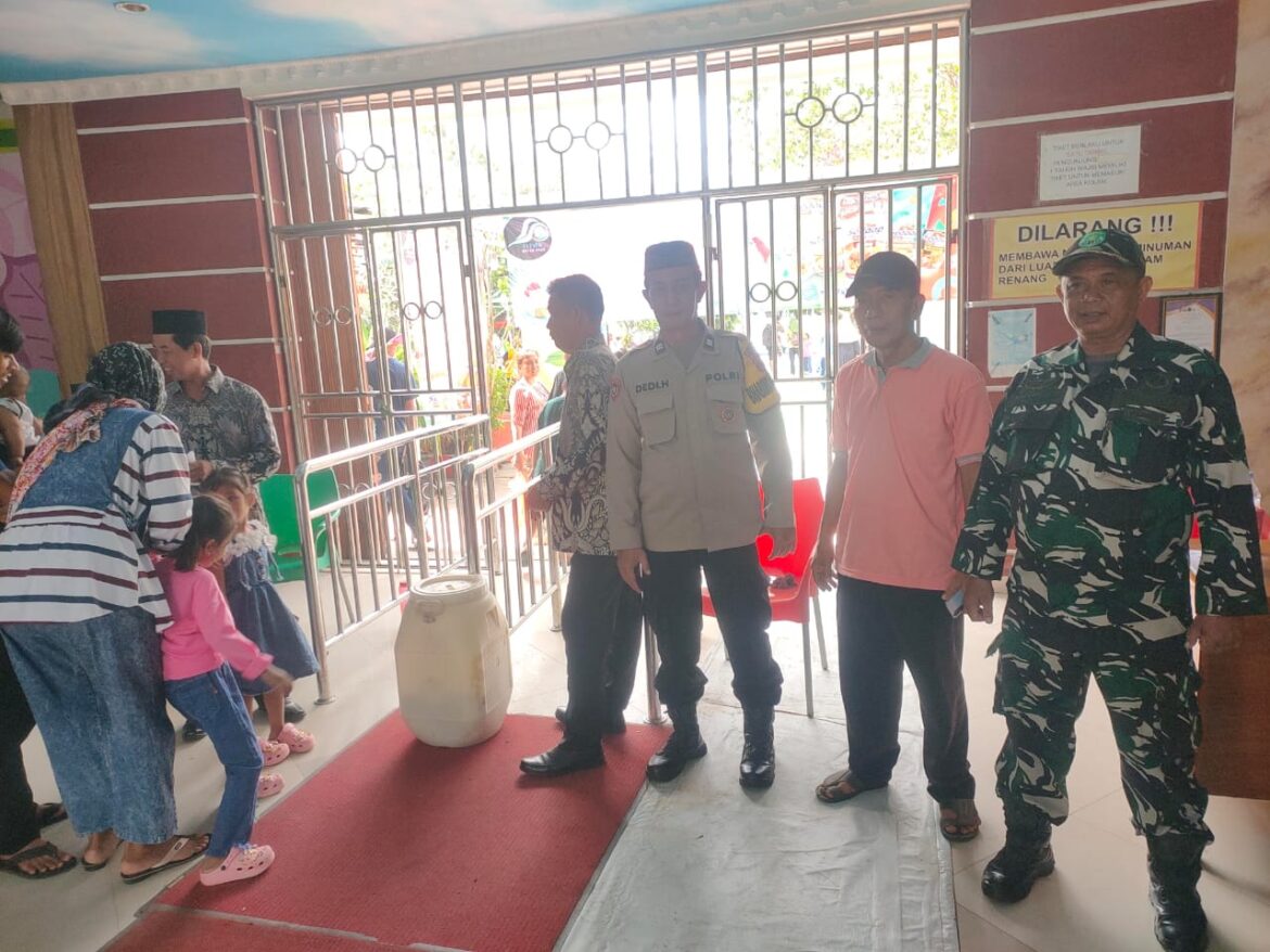 Personil Polsek Balaraja Melaksanakan Patroli di Obyek Wisata Kolam Renang Kencana Tirta Eleven Desa Tobat