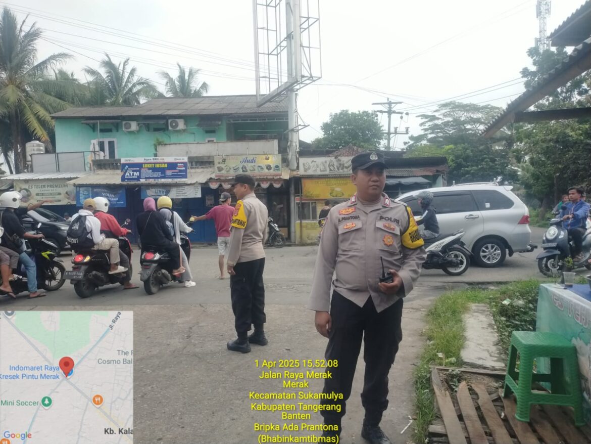 Personil Polsek Balaraja Giat Patroli KRYD Preventif Sore Hari Antisipasi Guantibmas di Wilayah Kecamatan Sukamulya