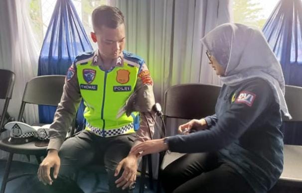 Patroli Kesehatan Ops Ketupat Lodaya 2025: Pastikan Kesehatan Personel Pengamanan Mudik