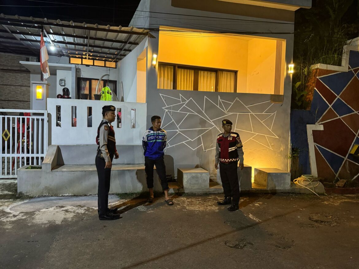 Patroli Pengecekan Rumah Kosong oleh Unit Patroli Sat Samapta Polres Ciamis