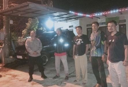 Berikan Rasa Nyaman Warga, Polsek Panumbangan Polres Ciamis Patroli di Malam Hari