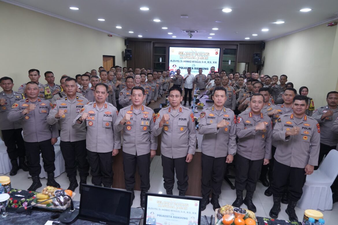 Begini Pesan Kapolda Jabar saat Kunjungan Kerja ke Polresta Bandung