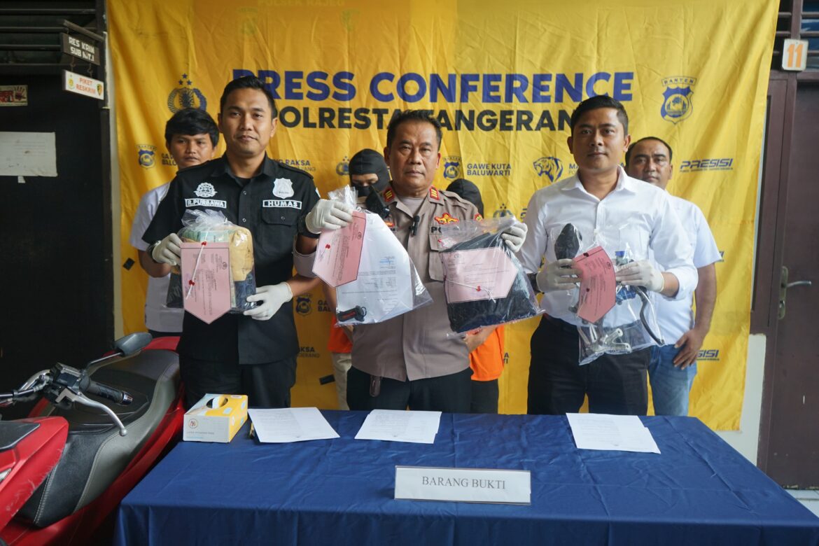 Polsek Rajeg Ungkap Kasus Pencurian dengan Kekerasan, 3 Pelaku Ditangkap