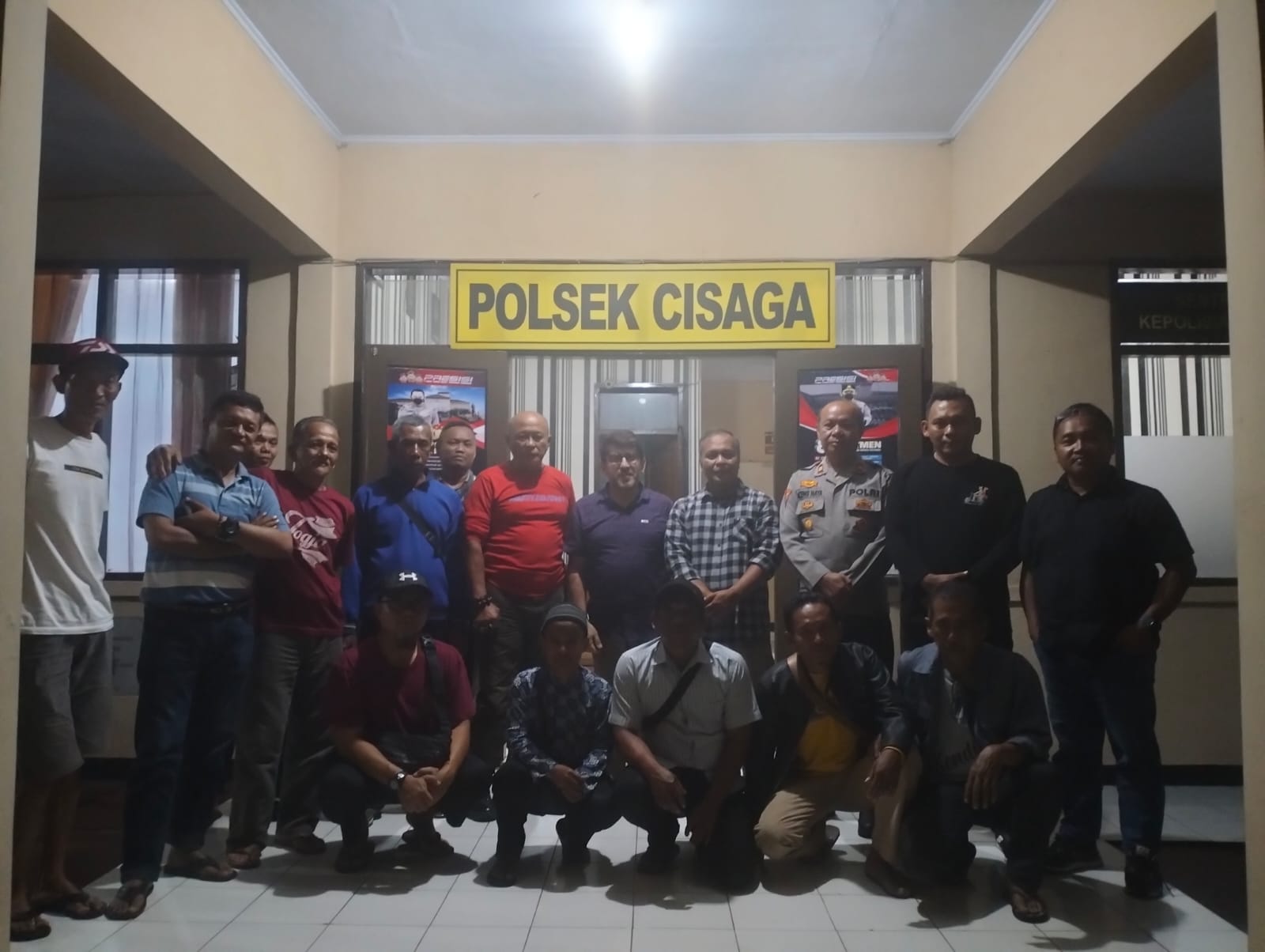 Polsek Cisaga Polres Ciamis Ikuti Musyawarah Persoalan di Masyarakat Desa Karyamulya