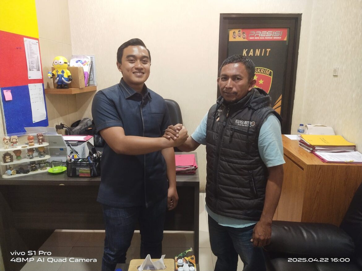 Kanit Reskrim Polsek Teluk NagaIPDA.Achmad Naufal Fatthurahman, S.Tr.KBangun Komunikasi Baik Dengan Insan Media.