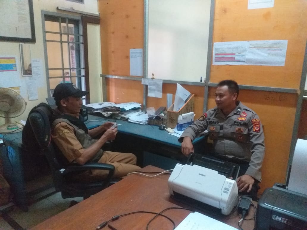 Perkuat Sinergitas, Polsek Panumbangan Polres Ciamis Koorkom ke Perangkat Desa Jayagiri
