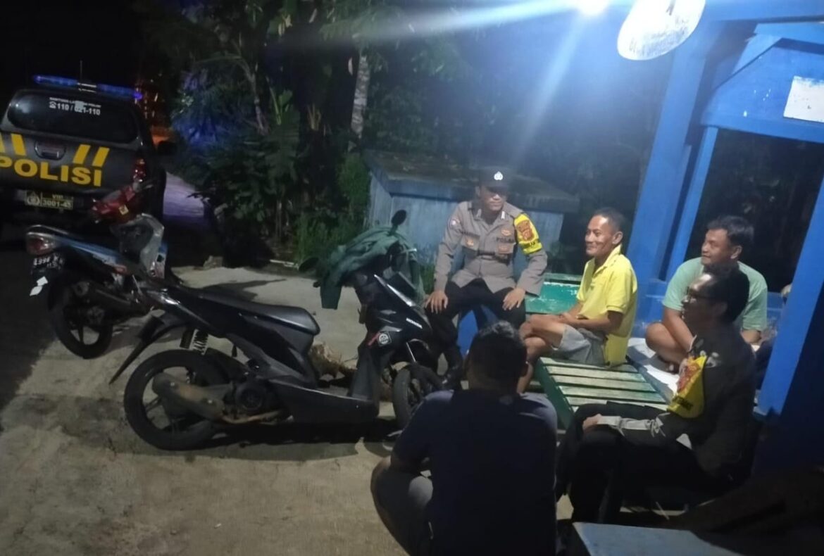 Berikan Rasa Nyaman, Polsek Banjarsari Patroli Biru Cegah Gangguan Kamtibmas di Malam Hari