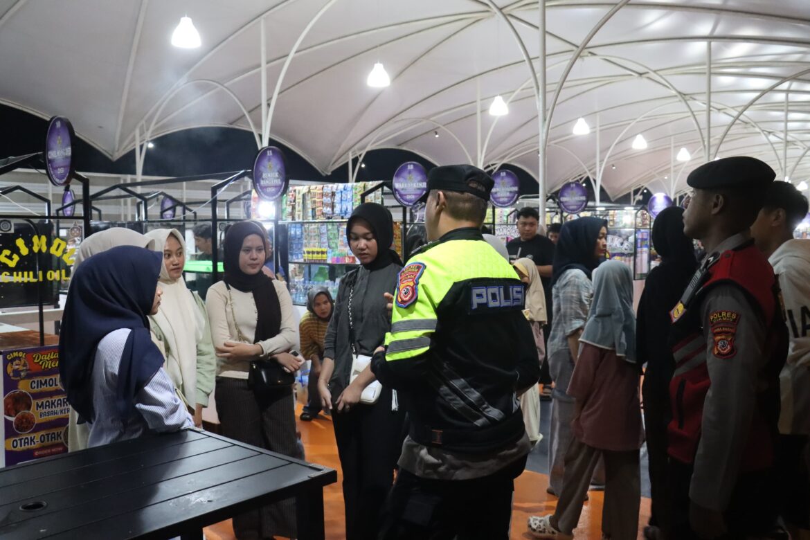 Berikan Rasa Nyaman, Polres Ciamis Lakukan Patroli KRYD Skala Besar di Akhir Pekan