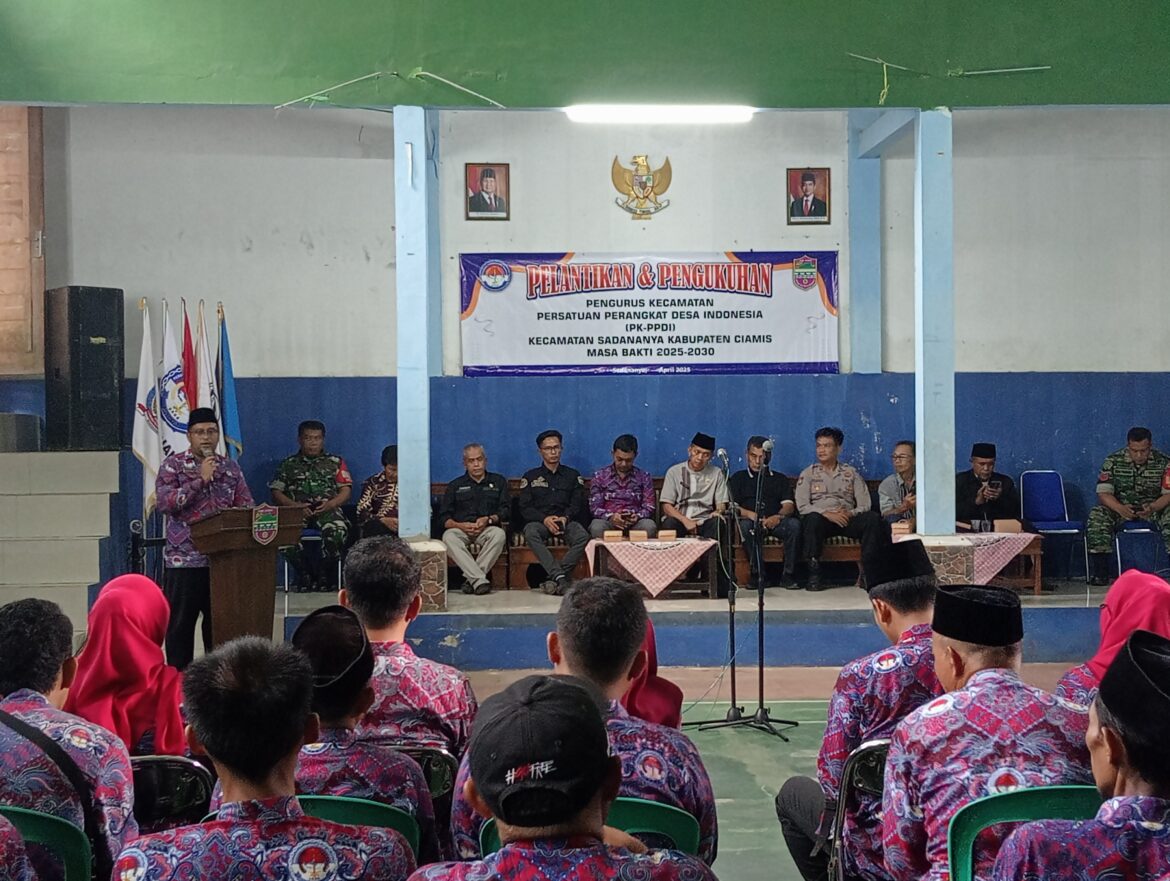 Pelantikan dan Pengukuhan PK PPDI Kecamatan Sadananya Masa Bakti 2025-2030&nbsp; Berjalan Khidmat