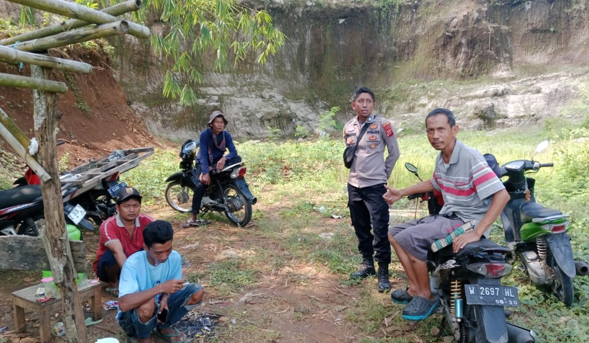 Cipta Kondisi, Polsek Lakbok Polres Ciamis Koorkom Kamtibmas Bareng Tokoh di Sidaharja
