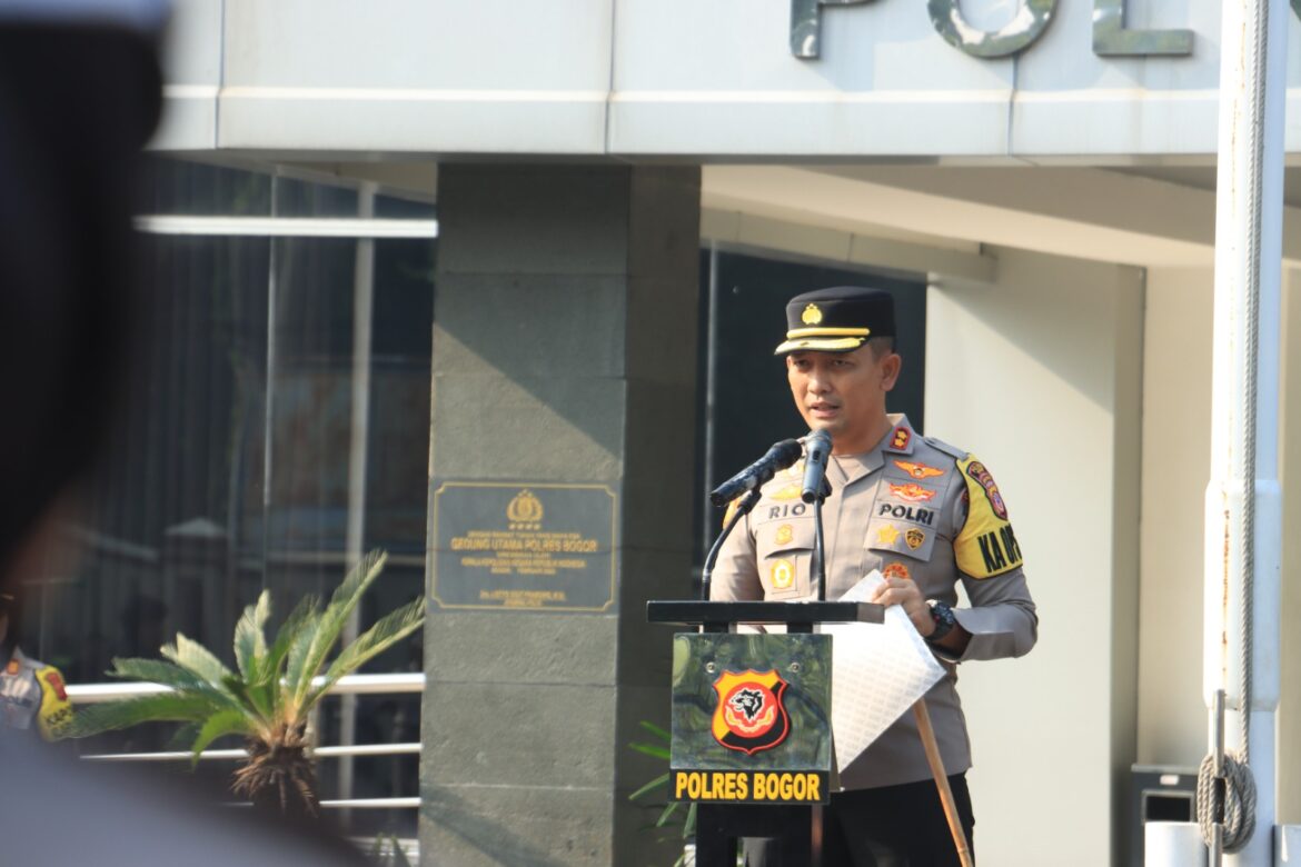 Kapolres Bogor Pimpin Langsung Apel Siaga May Day 2025