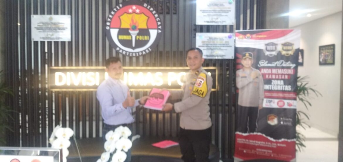 Laskar Anti Korupsi  Pejuang 45 sulteng Laporkan Kapolres Morowali ke Div Humas Mabes Polri dan Propam