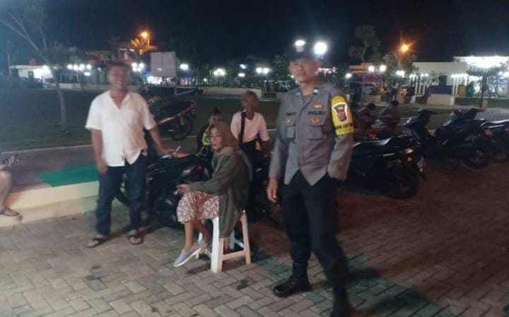 Berikan Rasa Nyaman, Polsek Sukadana Polres Ciamis Patroli Biru Hingga Pemukiman Warga