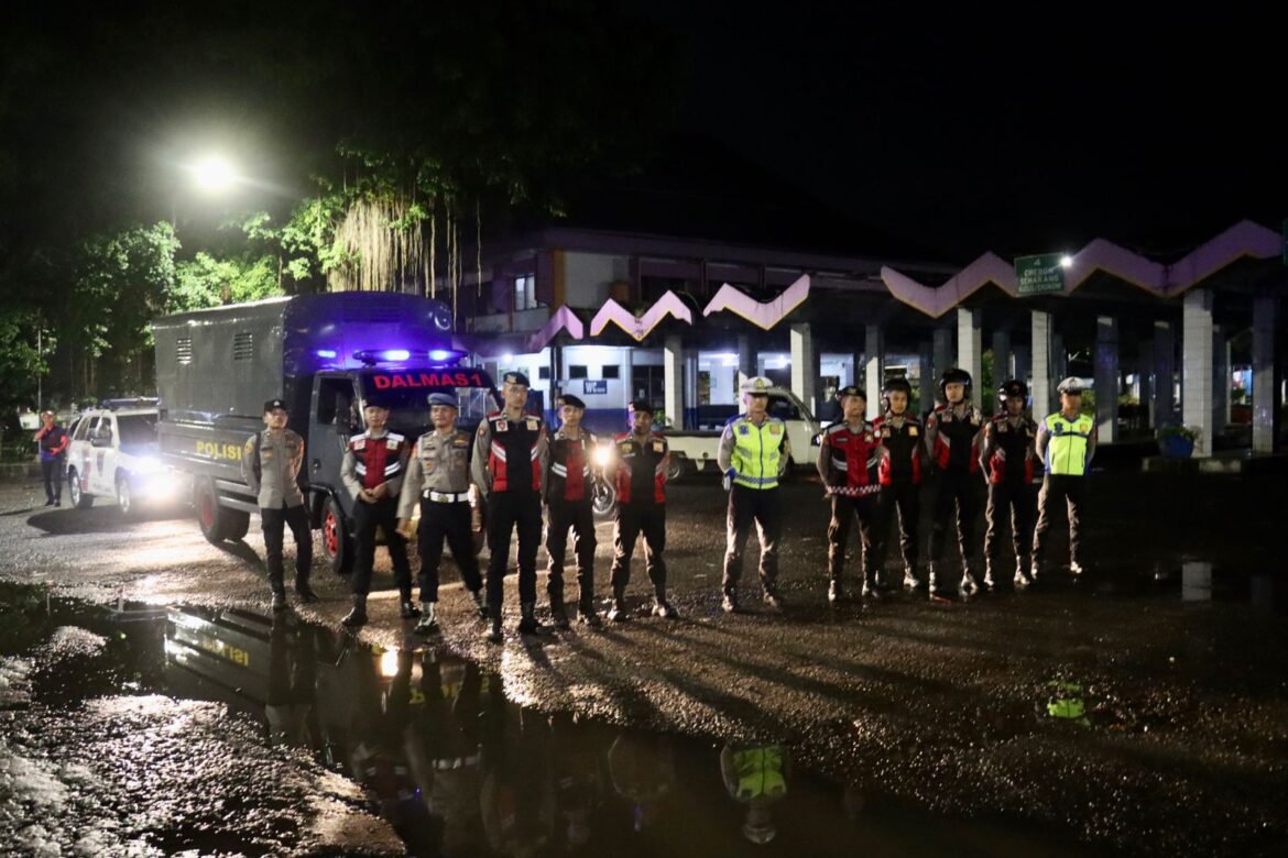 Antisipasi Gangguan Kamtibmas, Polres Ciamis Gelar KRYD Dengan Sasaran Premanisme