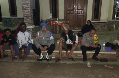 Cegah Tindak Kriminalitas di Malam Hari, Polsek Pamarican Polres Ciamis Patroli Biru