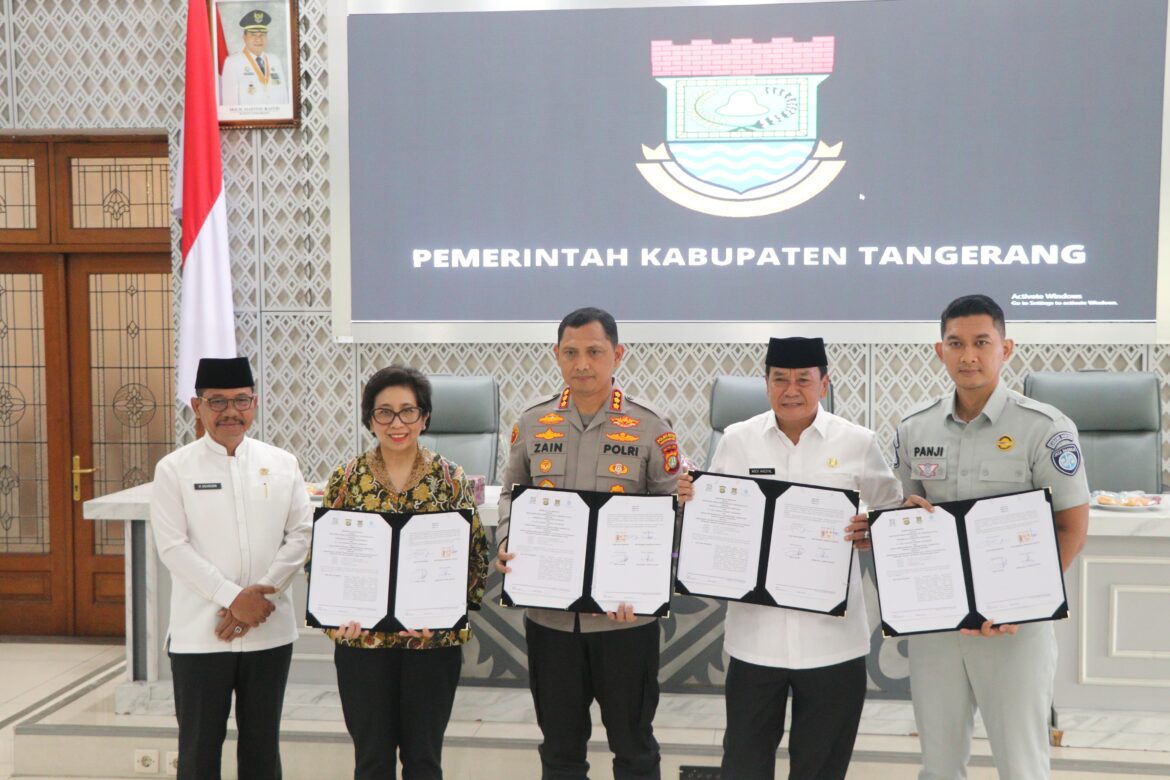 Polres Metro Tangerang Kota Bersama Pemda Tandatangani MOU untuk Tangani Korban Kecelakaan Lalu Lintas