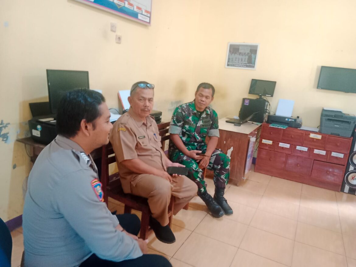 Perkuat Sinergitas, Polsek Sukadana Polres Ciamis Koorkom Kamtibmas ke Perangkat Desa Bunter