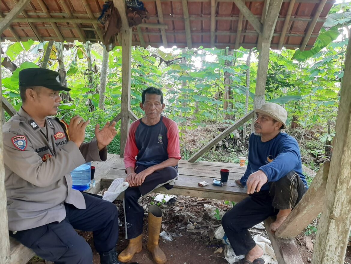 Cipkon Kamtibmas, Polsek Cipaku Polres Ciamis Koorkom ke Warga Cicanggong