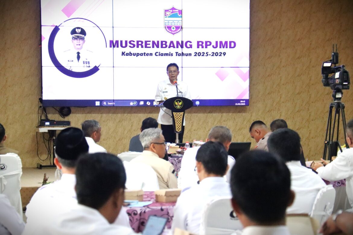 Musrenbang RPJMD 2025–2029 Resmi Dibuka, Bupati Ciamis Tegaskan Komitmen Sinergi Pembangunan Berkelanjutan