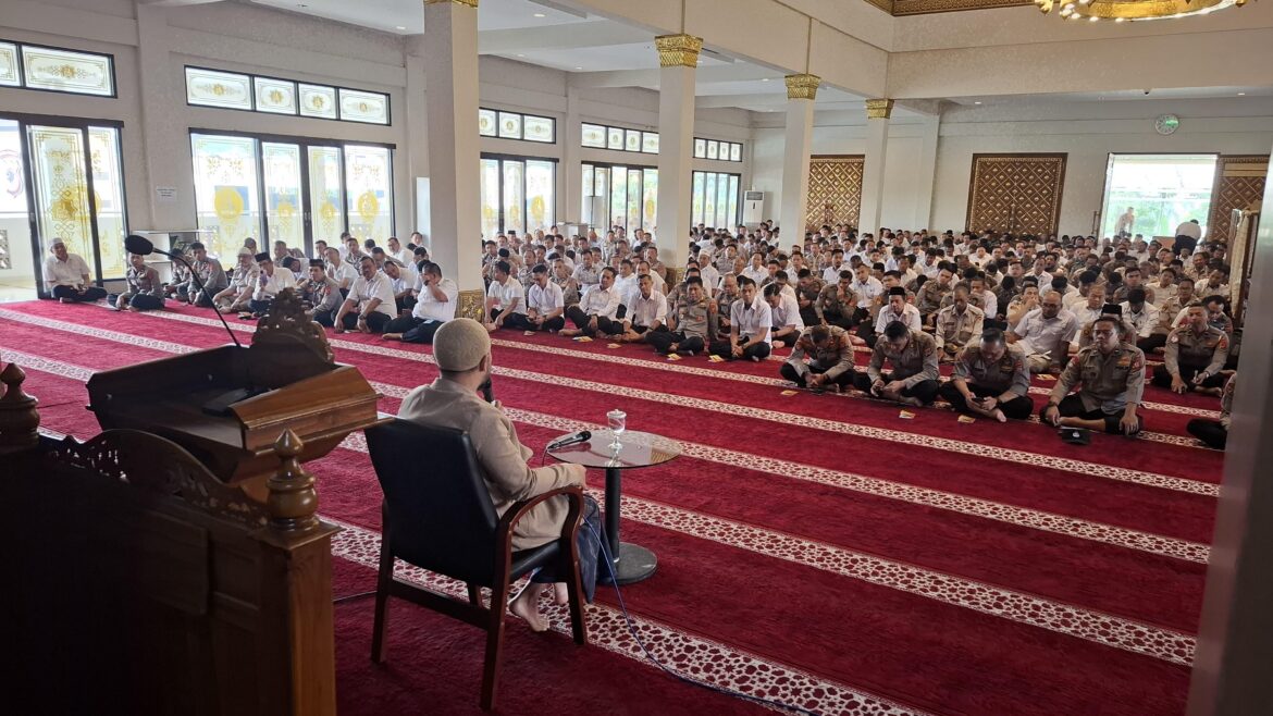 Iman dan Taqwa Polisi Terus Terbina dengan Pembinaan Rohani Secara Rutin