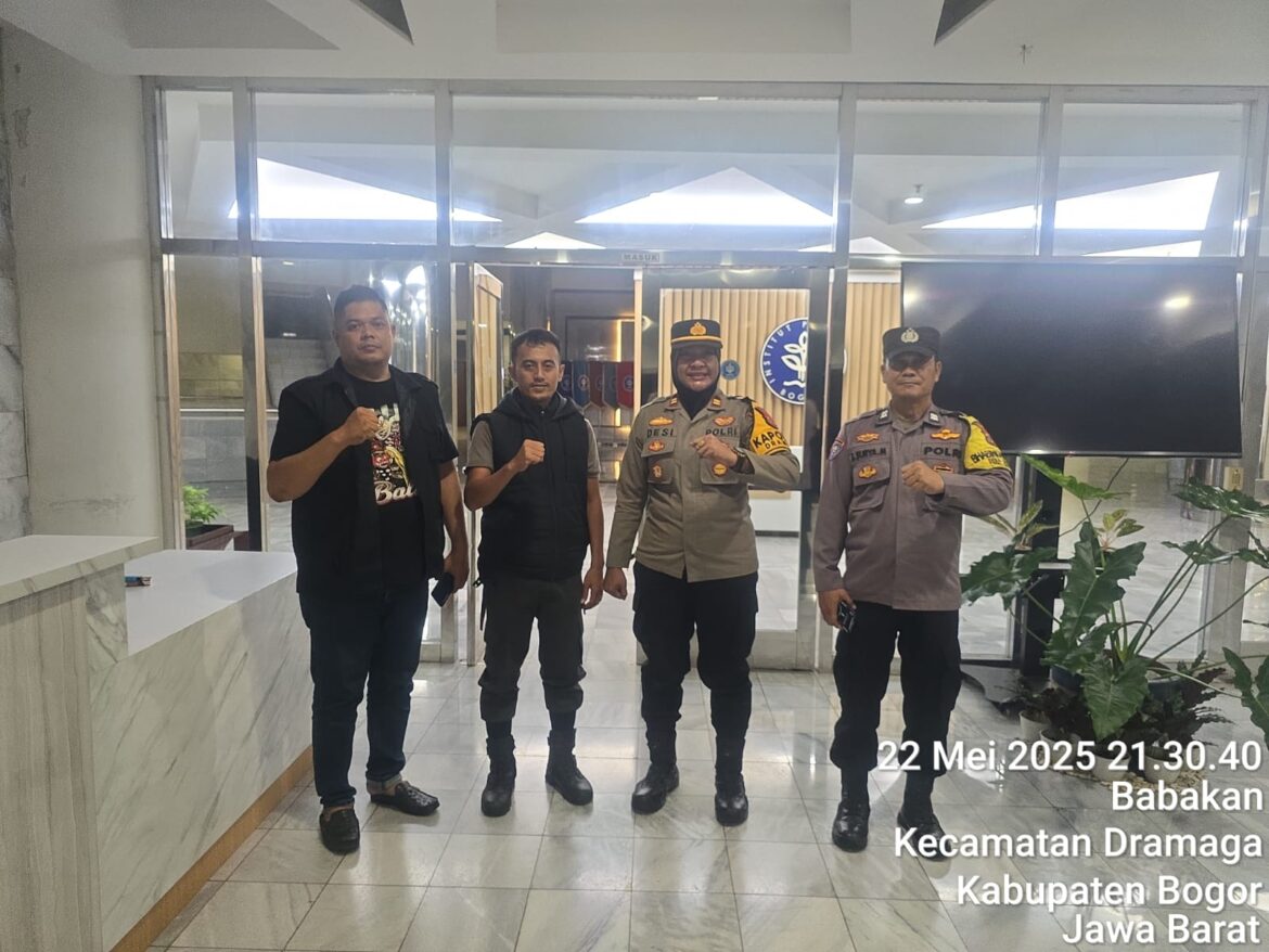 Kapolsek Dramaga Pimpin Patroli KRYD Antisipasi Gangguan Kamtibmas, Pastikan Wilayah Hukum Kecamatan Dramaga Aman Kondusif