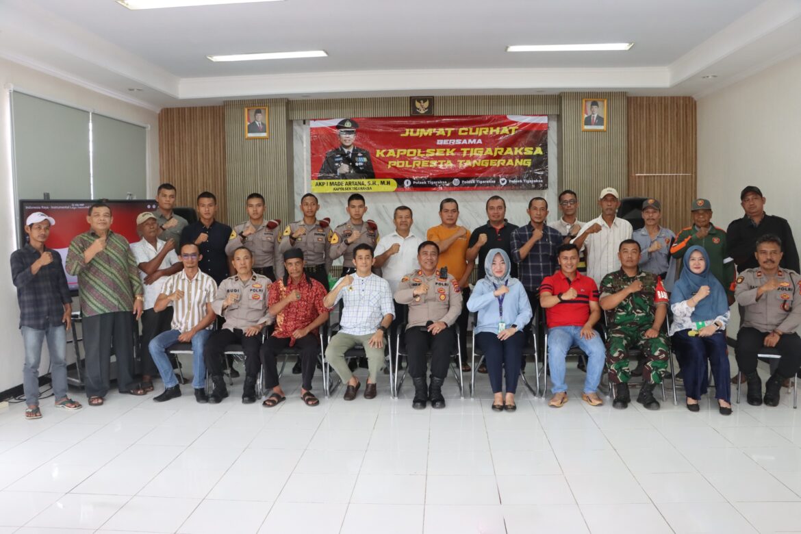 Polsek Tigaraksa Gelar Jum’at Curhat, Wadah Aspirasi dan Kolaborasi dengan Masyarakat