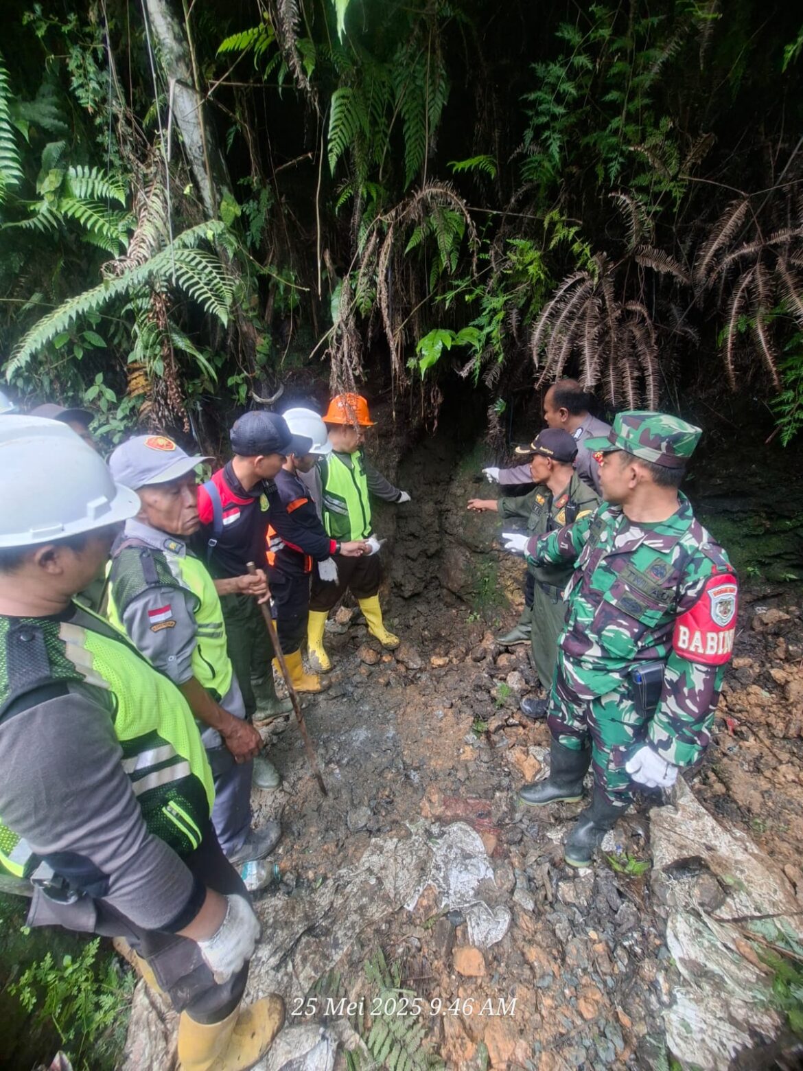 Operasi Rutin Penertiban Tambang Emas Ilegal Dikawasan IUP PT Antam UBPE Pongkor